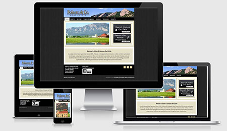 Folsom & Co. Real Estate website design by Vision Web