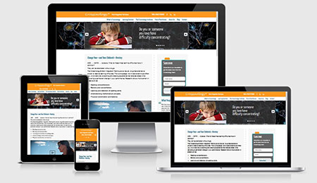 Crossinology website design by Vision Web